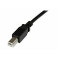 thumbnail image 1 of 3 ft Panel Mount USB Cable A to B - F/M - Panel Mount USB Port - USB A-Female to B-Male Adapter Cable 3ft - USB-A (F) Port, 1 of 5