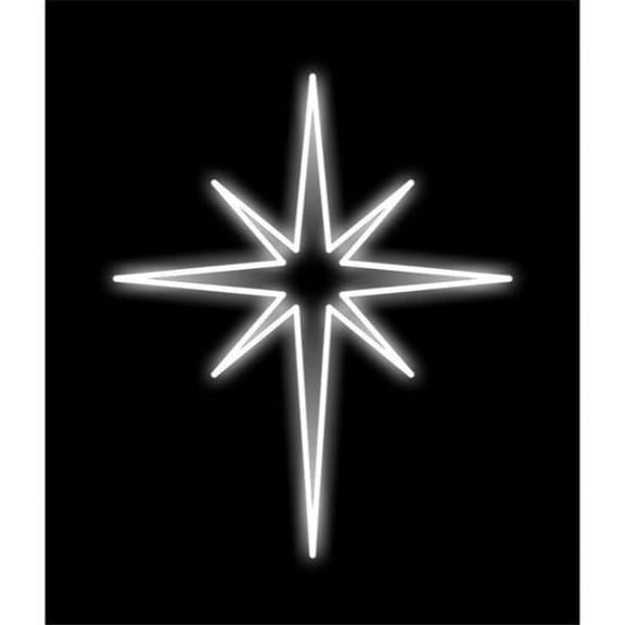3 ft. Pure White & Warm White LEDs Bethlehem Star