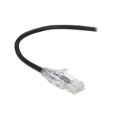 thumbnail image 1 of 3 ft. Slim-Net CAT6 250 MHz 28 AWG Stranded Ethernet Patch Cable - Black, 1 of 1