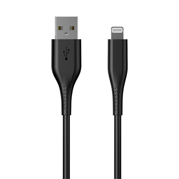 3 ft USB Type A to Lightning Data Cable, Black