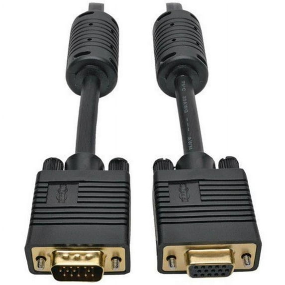 3 ft. VGA Coax High Resolution Monitor Extension Cable - Black