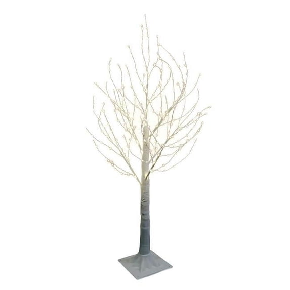 3 ft. Winter White Twig Artificial Tree & 300-Light Warm White Fairy LED