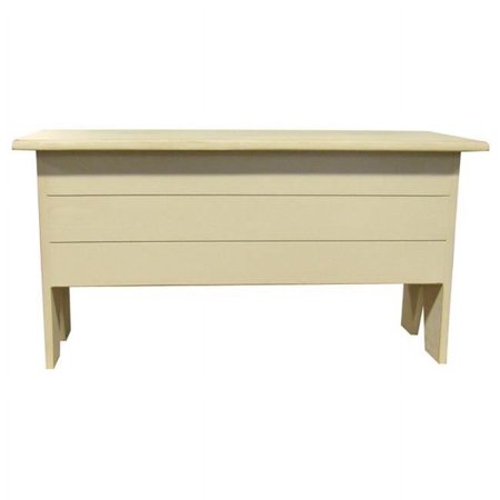 3 ft. Wooden Storage Bench, Antique Cream