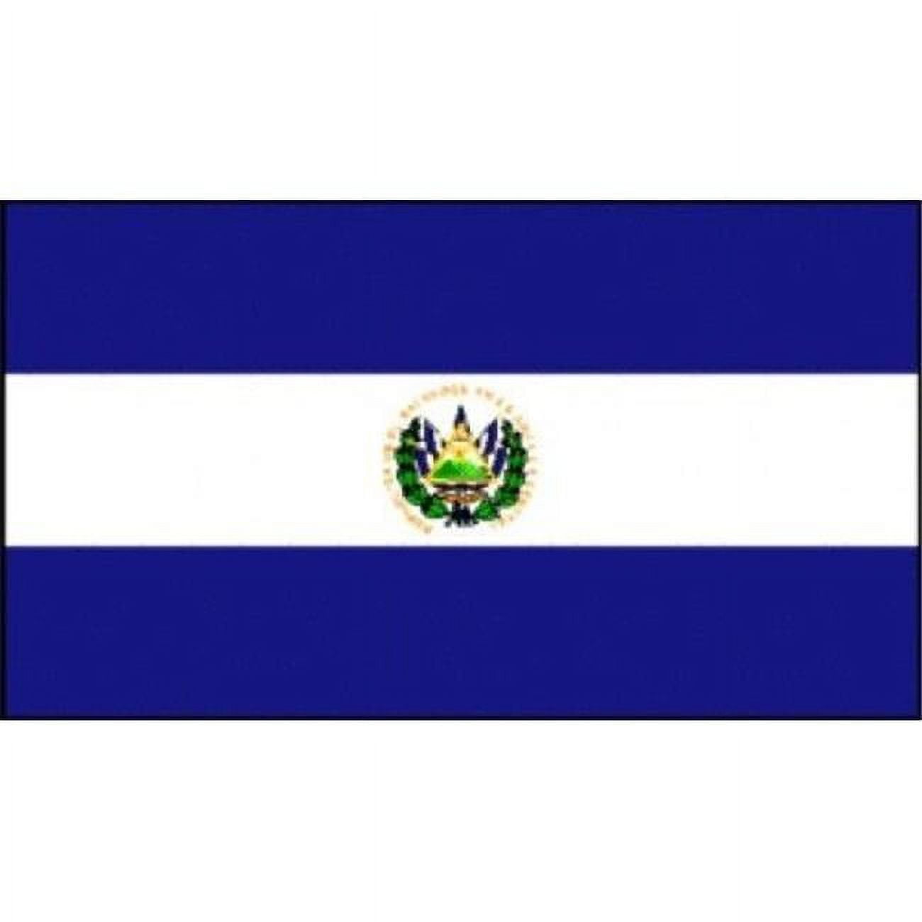 3 ft. x 5 ft. Nyl-Glo El Salvador Government Seal Flag - Walmart.com