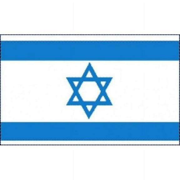 3 ft. x 5 ft. Nyl-Glo Israel Flag