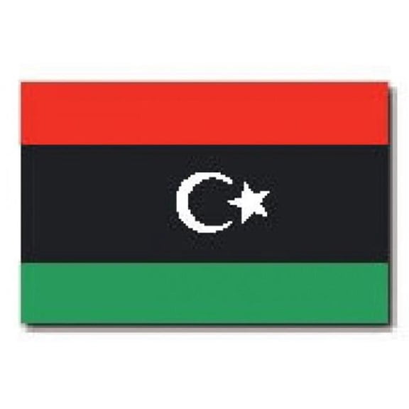 3 ft. x 5 ft. Nyl-Glo Libya Flag