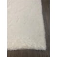 thumbnail image 1 of 3 ft. x 5 in. White Rectangular Faux Fur Rabbit Rectangle Area Rug, 1 of 1