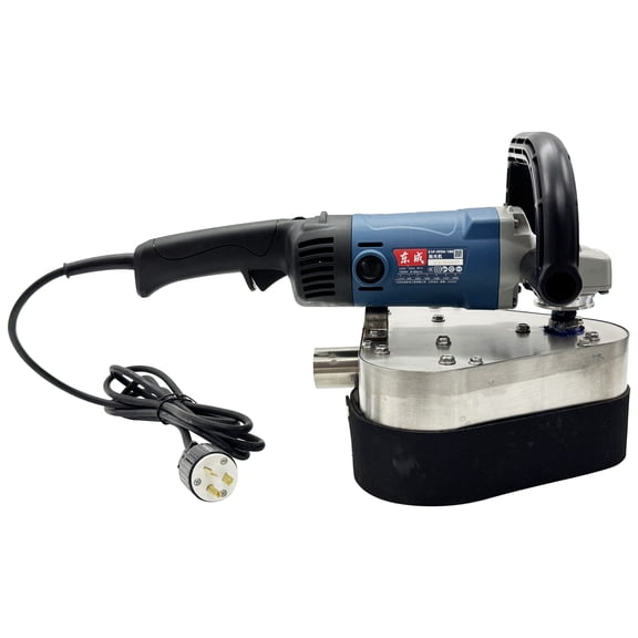 3-head Dust-free Grinder Handheld Concrete Floor Renovation Machine Edge and Corner Grinder Polisher 220V 3*3.9in Abrasive Disc