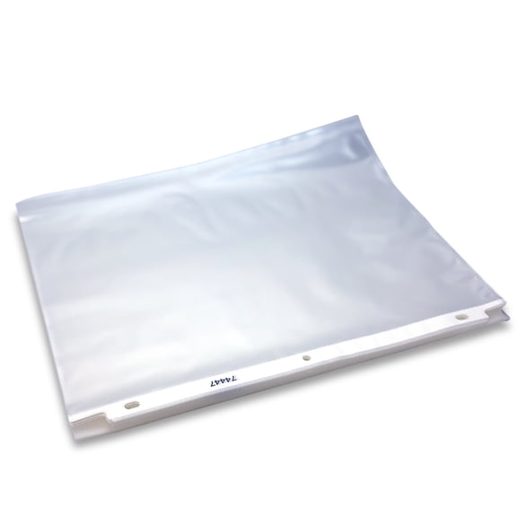 3-hole punch poly document protector