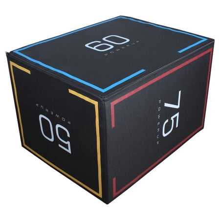 3 in 1 - 20"x24"x30" Bag Jump Box Foam Soft Bag Box Jumping Exercise Jumping Box
