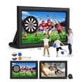 thumbnail image 1 of 3-in-1 20FT Inflatable Projector Screen with 250W Blower - Outdoor Movie Screen, Dart Board & Football Target for Pool Party, Backyard Movie Night, 1 of 8