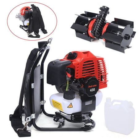 CNCEST Tbg430 43cc 2-Cycle Backpack Gas String Trimmer, Multi-Function Weeding and Mowing