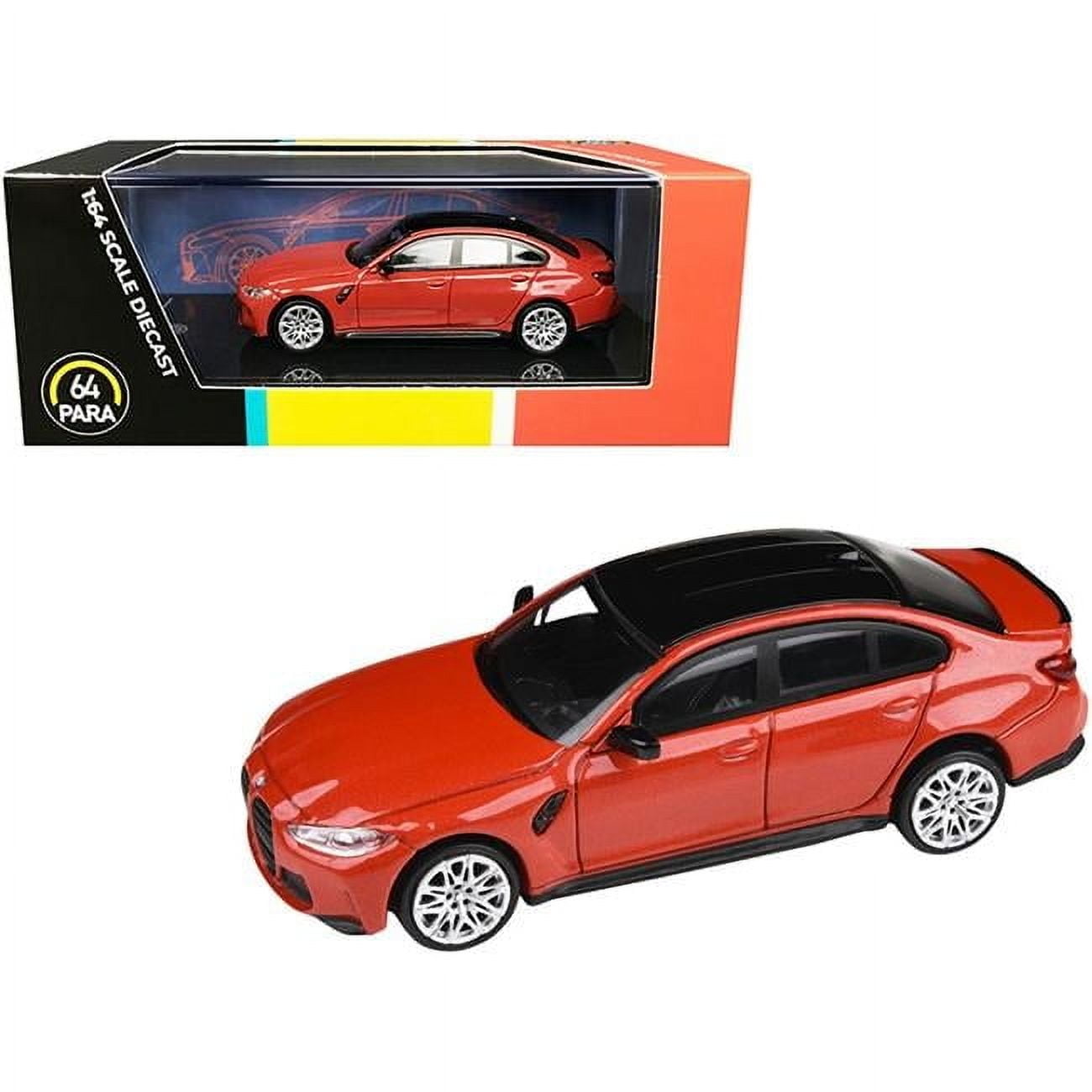 3 in. 1-64 Scale BMW M3 Toronto Top 1Diecast Model Car, Metallic Red & Black