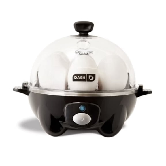 3-in-1 7-Egg Cooker with Omelet Maker and Poaching, cooks hard, soft boiled, poached, scrambled eggs