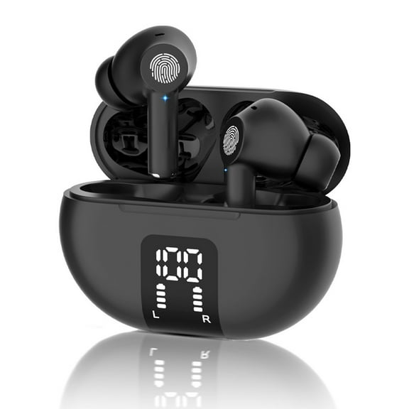 3-in-1 AI Translation Earbuds with Real-Time Two-Way Voice Translator in 144 Languages & Travel Business Learning-Black