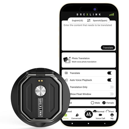 3-in-1 AI Translator Recorder, Language Translator Device, NO FEE for Translate & Transcribe, 140+ Language Translator, Online/Offline/Video/Photo Translation for Meeting Lecture Travel (Version 2) price history and forecast - Brexlink BLTSBK-BK-B