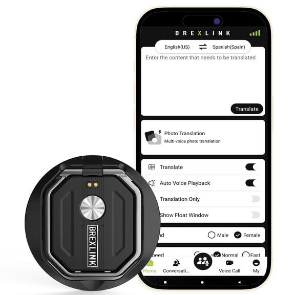 3-in-1 AI Translator Recorder, Language Translator Device, NO FEE for Translate & Transcribe, 140+ Language Translator, Online/Offline/Video/Photo Translation for Meeting Lecture Travel (Version 2)