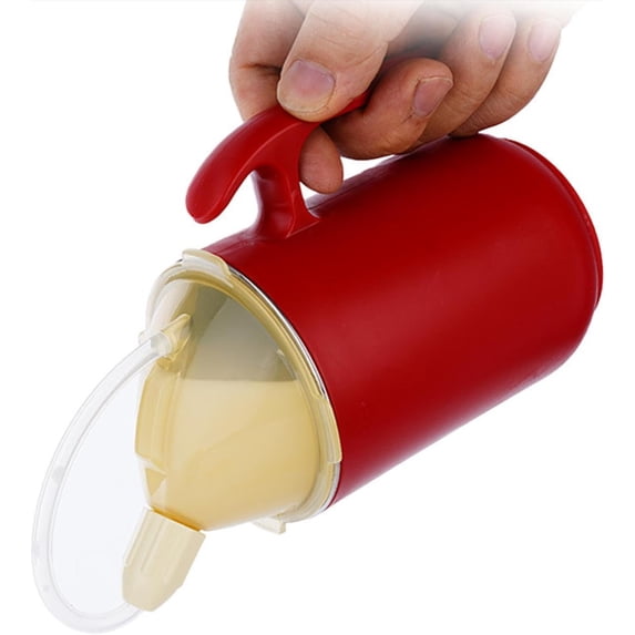 3-in-1 Adult Sippy Cup 400ml - Leak Proof Drinking Aid with Two Lids & Handles for Seniors, Patients, Disabled, Maternity - Spill Control, Easy Clean, Ergonomic Handle