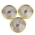 3 in 1 Air Pressure Gauge Thermometer Moisture Meter Wall Mount