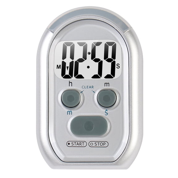 3-in-1 Alerts Digital Timer with Vibration, Beep and Flash, Kitchen and Multi-Use
