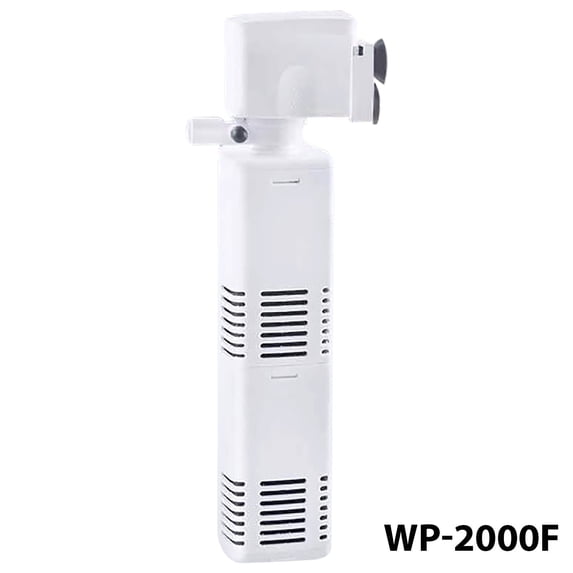 3-in-1 Aquarium Filter Pump, Built-In Circulation Purification, Small for Fish Tank Water Filtration