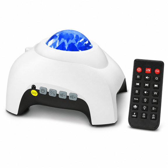 3-in-1 Aurora Galaxy Projector with LED Star Lights, Bluetooth Speaker, White Noise Sounds and Remote Control