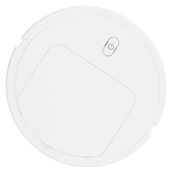 3-in-1 Automatic Robot Vacuum Cleaner Mop, Quiet Mini Floor Sweeper, White (9.8 in / 25 cm)