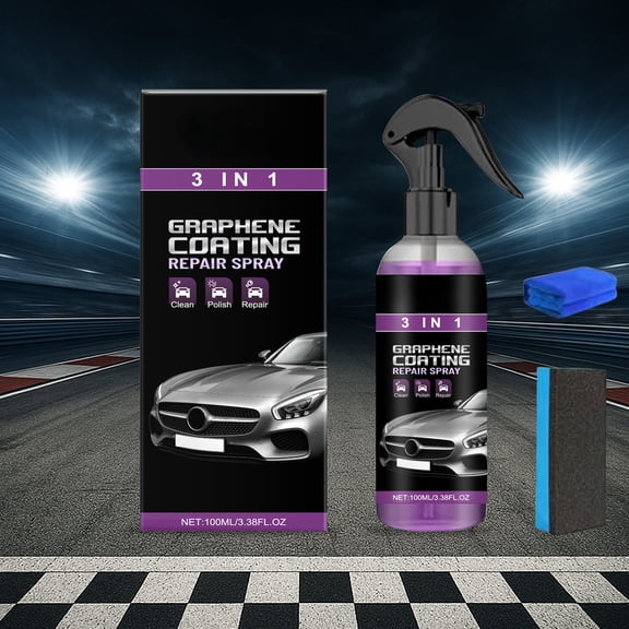 3-in-1 Automotive Paint Protection Spray,Car Paint Coating Care Spray,Gloss Boost Protective Spray,Anti-Scratch Paint Shield,Multi-Purpose Car Detailing Spray,Long-Lasting Paint Protection Spray