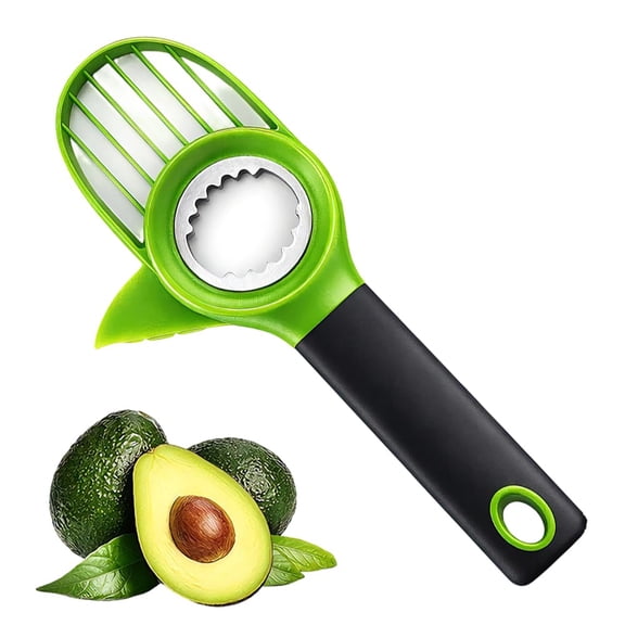 3-in-1 Avocado Slicer, 2026 New Avocado Pitter, Multifunctional Avocado Tool for Kitchen Helper, Ergonomic Avocado Cutter for Salads, Non-Slip Handle Avocado Slicer for Home Cooking