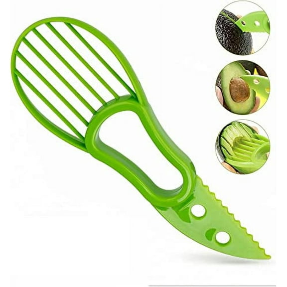 3 in 1 Avocado Slicer, Fruit Cutter and Peeler for Fruit and Vegetables