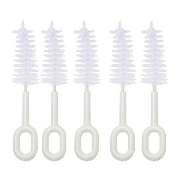 3-in-1 Baby Bottle Brush Set - FDA Certified Cleaning Kit with Pacifier Brush & Flexible Neck (Wide/Standard Mouth 5Pcs)