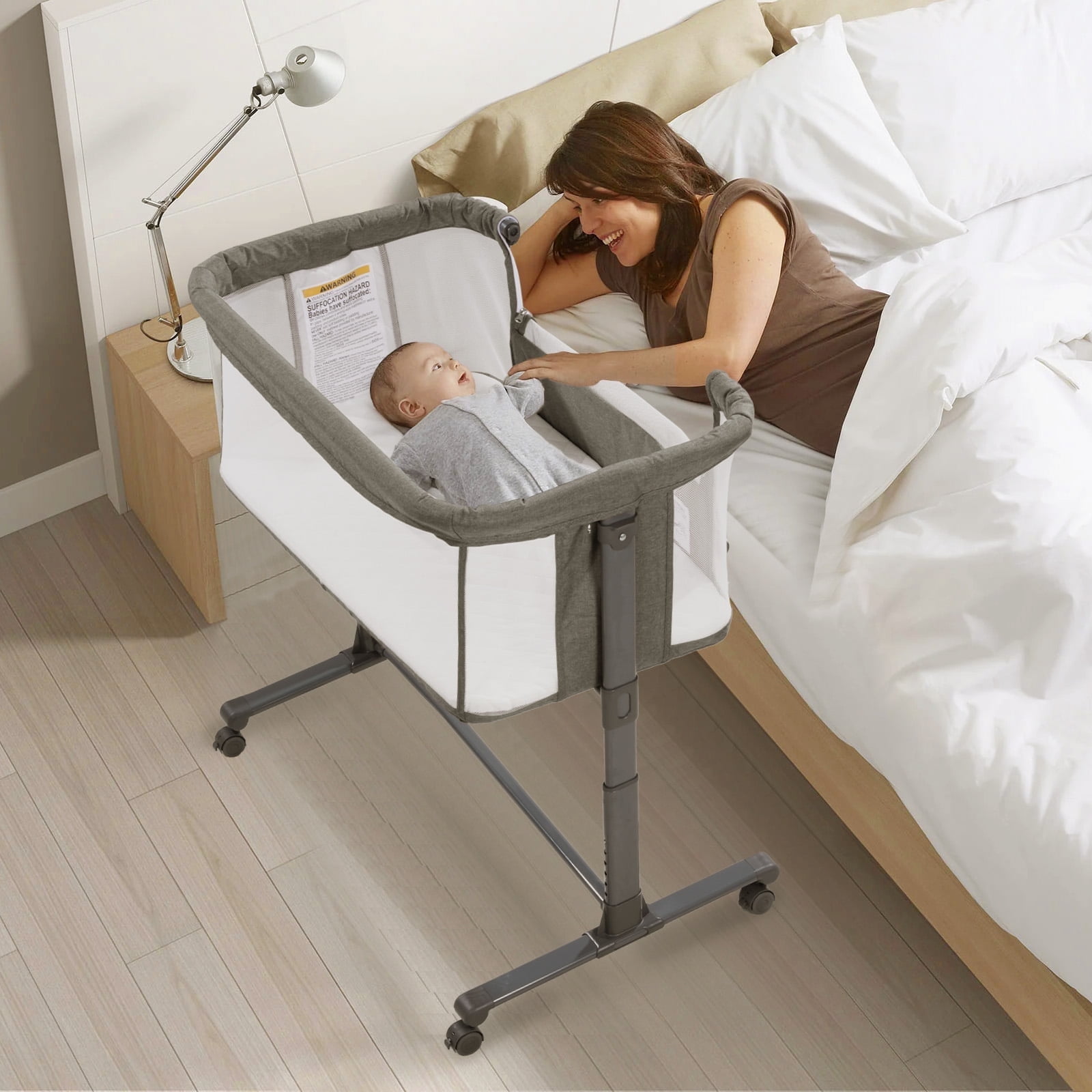 Graco Sense2Snooze Bassinet with Cry Detection Technology