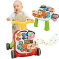 3 in 1 Baby Walker and Activity Center for Baby Girl,Toddler, Learning to Walk, Sit to Stand