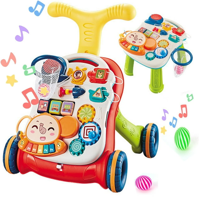 3 in 1 Baby Walker and Activity Center for Baby Girl,Toddler, Learning