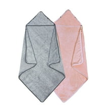 3 in 1 Baby hooded towel, removable hood, 2 pack