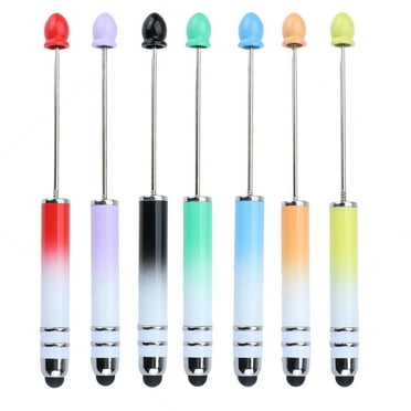 3-in-1 Ballpoint Pen DIY Beading Pens with Stylus Tip Funny Office Writing Pens