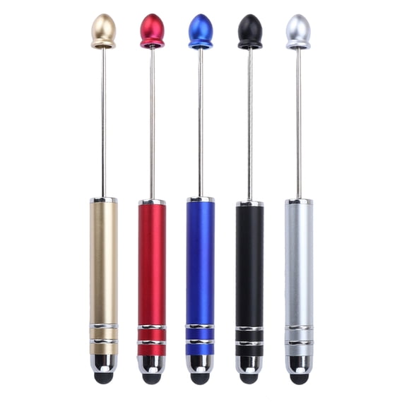3-in-1 Ballpoint Pen with Stylus Tip for DIY Beading Pens, Office Writing Pen Black Ink Write Smoothly Business Gift Pen