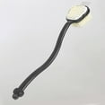 thumbnail image 1 of 3-in-1 Bath Brush Long Handle for Shower, 15"Bath Brush, Soft Bristled Back Scrubber,Shower Body Brush with Curved Handle for Elderly Disabled, Limited Mobility, Frozen Shoulder(Black), 1 of 6