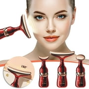 3-in-1 Beauty Device for Face, Neck, Eye Care, Facial Massager with Modes, Lifting, Wrinkle Reduction, and Skin Tightening for a Home Skincare Routine