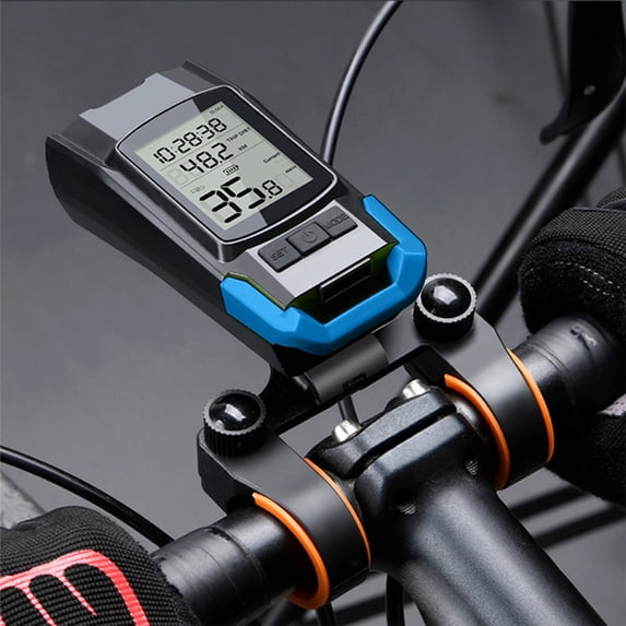 3-in-1 Bicycle Light Set with Wireless Speedometer & Horn, USB Rechargeable Waterproof Headlight for Cycling Safety