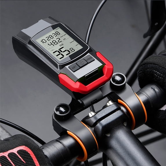 3-in-1 Bicycle Light Set with Wireless Speedometer & Horn, USB Rechargeable Waterproof Headlight for Cycling Safety