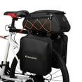thumbnail image 1 of 3 in 1 Bike Rack Bag Trunk Bag Waterproof Bicycle Rear Seat Bag Cooler Bag with 2 Side Hanging Bags Cycling Cargo Luggage Bag, 1 of 6