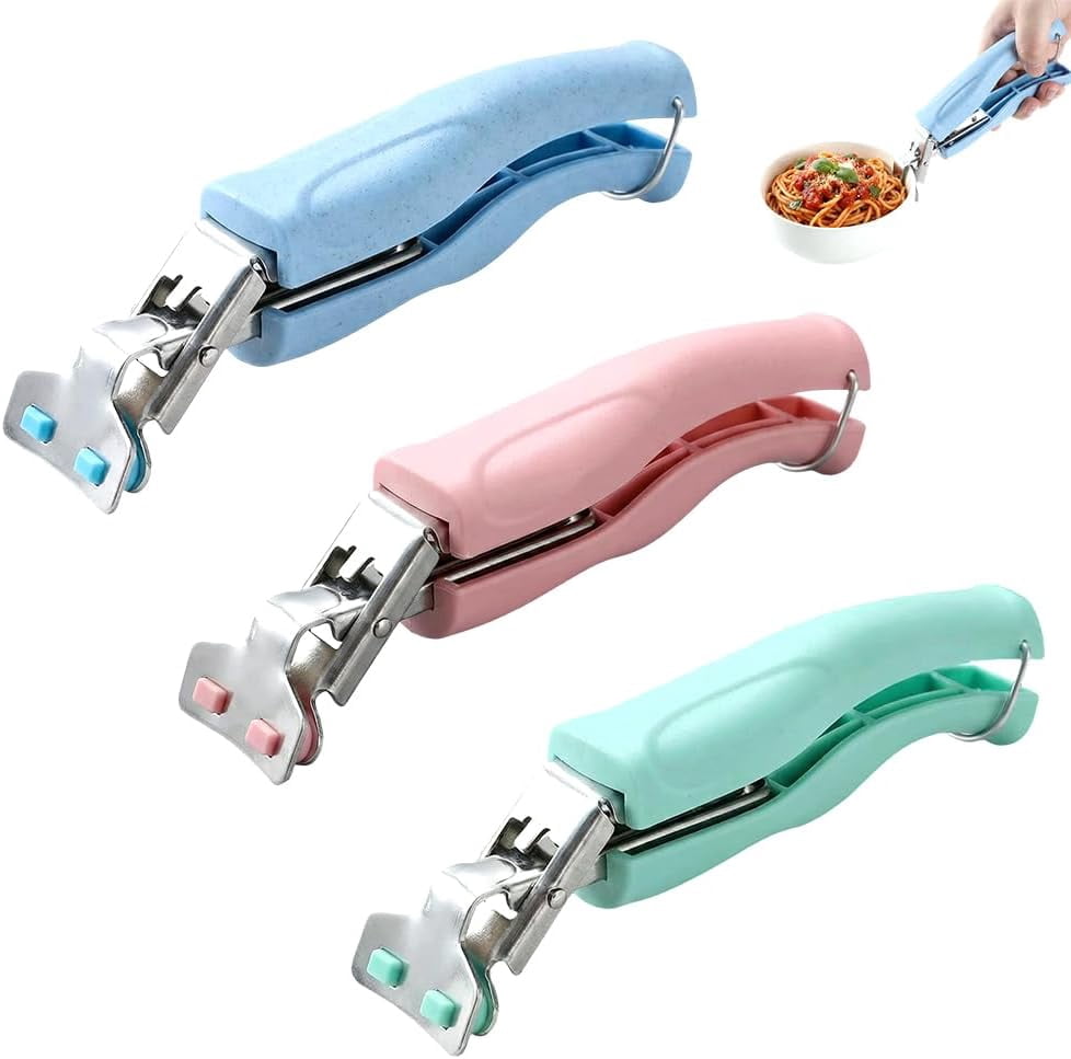 3-in-1 Bowl & Plate Clamp, Anti-Scald Bowl Clip, Multi-Purpose Silicone ...