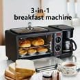 3in1 Breakfast Station Coffee Maker, NonStick Griddle, and Toaster