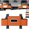 thumbnail image 1 of 3-in-1 Car Backseat Organizer, Multifunctional Car Seat Back Storage Box, Universal Cars Back Seat Storage Organizer Tissue Box and Storage with 2 Cup Holders and Hanging Hooks (Orange), 1 of 8
