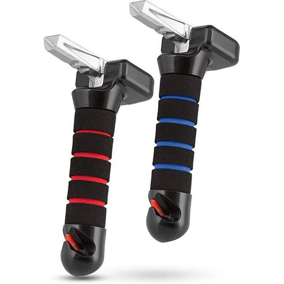 3 in 1 Car Handle Assist Set of 2 Includes Car Assist Handle, Safety Hammer for Window Breaker & Seatbelt Cutter - MedicalKingUsa