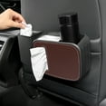 thumbnail image 1 of 3-in-1 Car Hanging Trash Can Tissue Box - Umbrella Storage Waterproof Organizer, Universal Fit for Front Rear Seat Auto Interior Garbage Bin, 1 of 7
