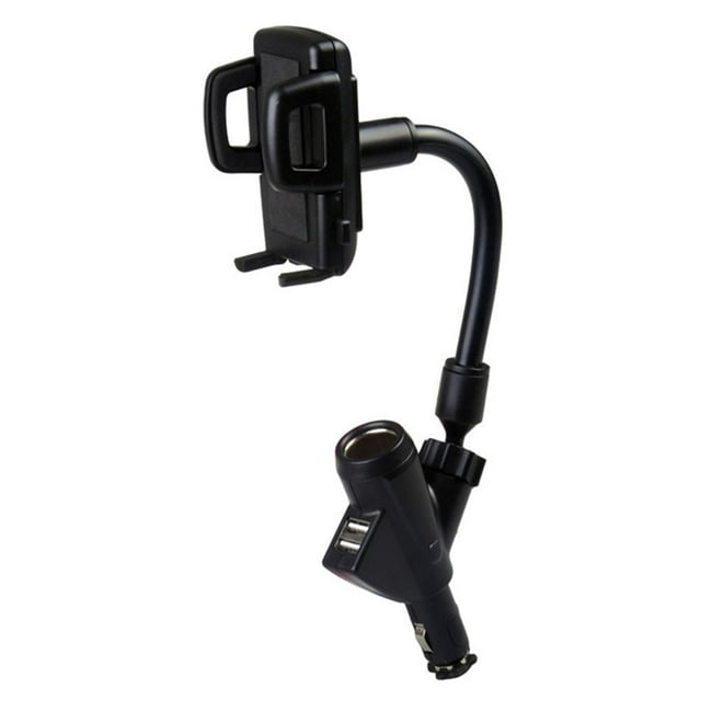 3in1 Car Holder Cigarette Lighter Free Rotation Phone Holder with