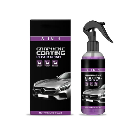 3-in-1 Car Paint Protection Spray 100ml for Shine Enhancement Scratch Resistance and UV Protection
