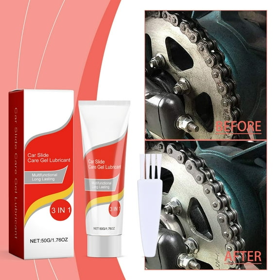 3-in-1 Car Slide Care Gel Lubricant – Multifunctional Long-Lasting Formula for Smooth Sliding, Rust Prevention, Wear Protection, Automotive Maintenance Gel